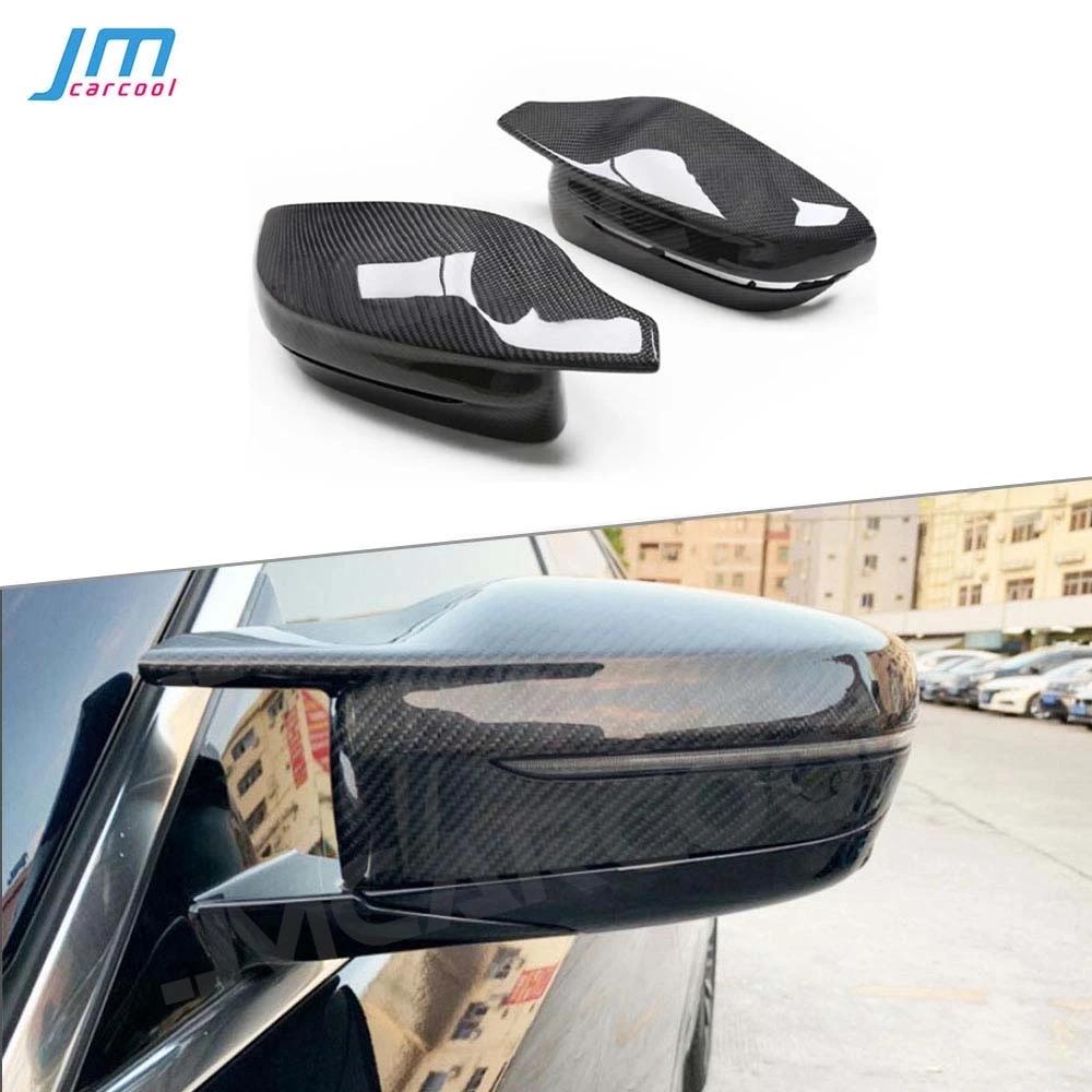 

For BMW 3 5 6 7 8 Series G11 G12 G14 G15 G16 G20 G21 G30 G31 2020 UP M style Carbon Fiber Material Rearview Mirror Cover