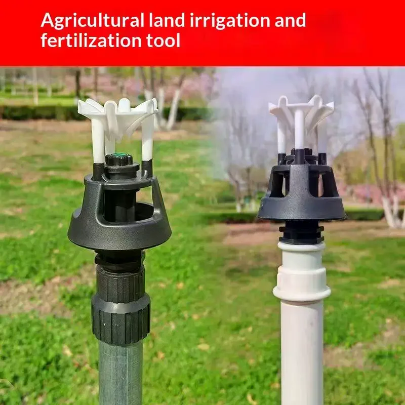 Rotary Watering Sprinkler Durable 360 Degree Wobbling Sprinklers Universal Garden Irrigation Nozzle Plastic