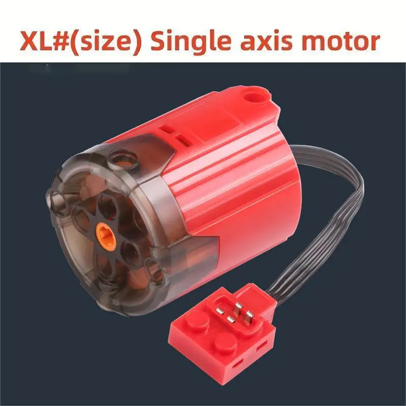 Elektrische motorset de auto Afstandsbediening Accubak Schakelaar met led-licht Power Functie MOC Bouwstenen Auto's Motorspeelgoed