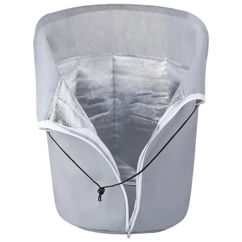 Flower Pot Protection Bag Winter Plant Frost Protection Cover Reusable Drawstring Frost Protection With Zipper For Outdoor