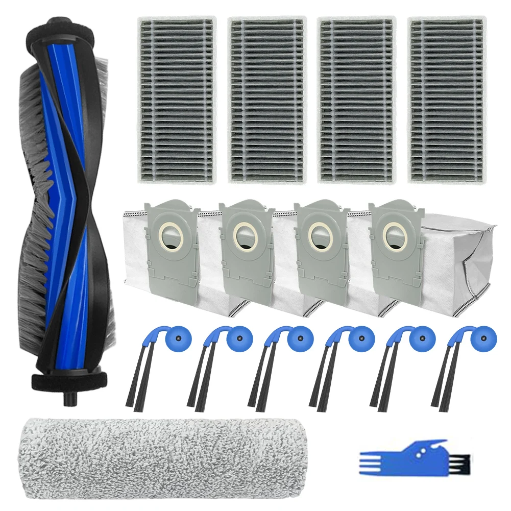 

Main Roller Brush Side Filter Dust Bags Kit For Ecovacs-Deebot X9 Pro For Onmni Robot Vacuum Cleaner Replacement Parts