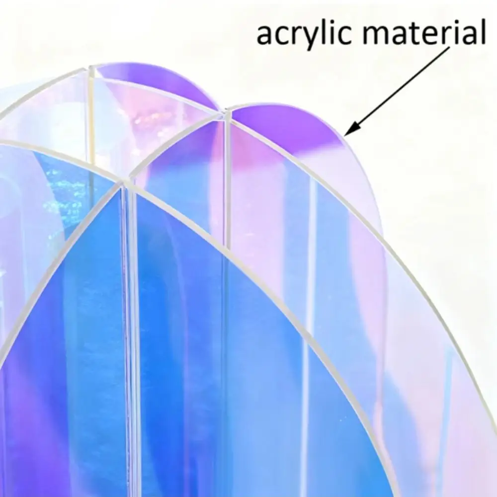 Dimmable Acrylic Nightstand Lamp 360 Rotation Plastic RGB Illumination Bedside Lamps Rechargeable Battery Soft Glow