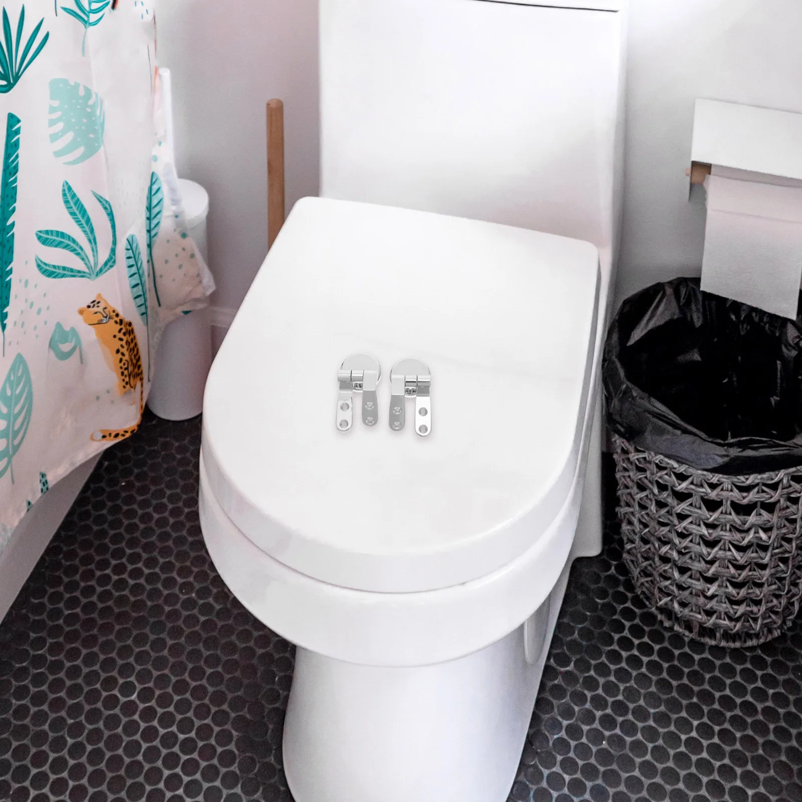 

1Set Reliable Toilet Seat Accessories Durable Hinge Fixing Tool Antideform Stable Use Toilet Seat Hinge