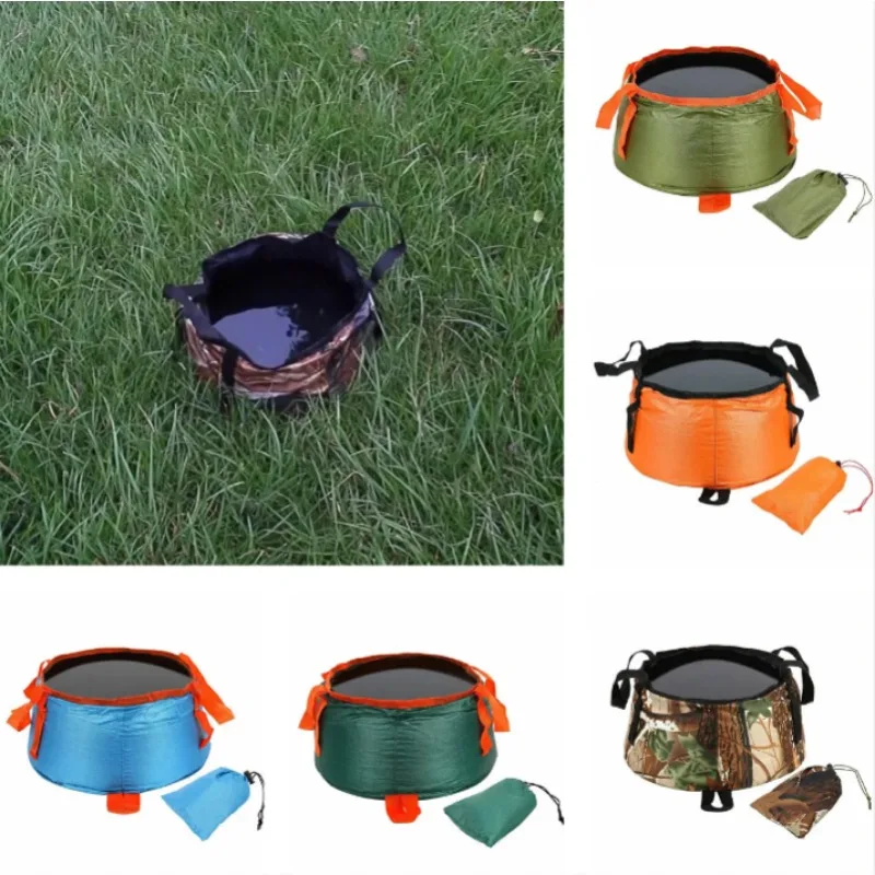 

Outdoor Folding Portable Washbasin with Foldable Bucket for Camping Hiking Shower with Storage Bag Camping Equipment Hunting