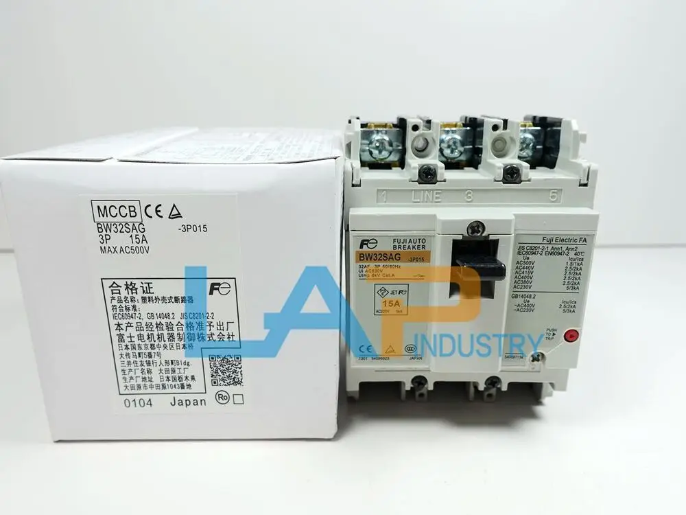 

1PCS NEW FOR FUJI BW32SAG-3P015 Molded case circuit breaker