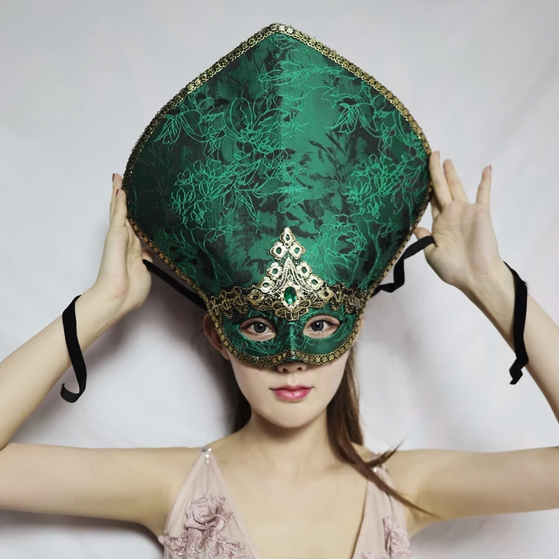 Swallowtail Butterfly Women's Handmade Mask Masked King Wan Christmas Annual Meeting