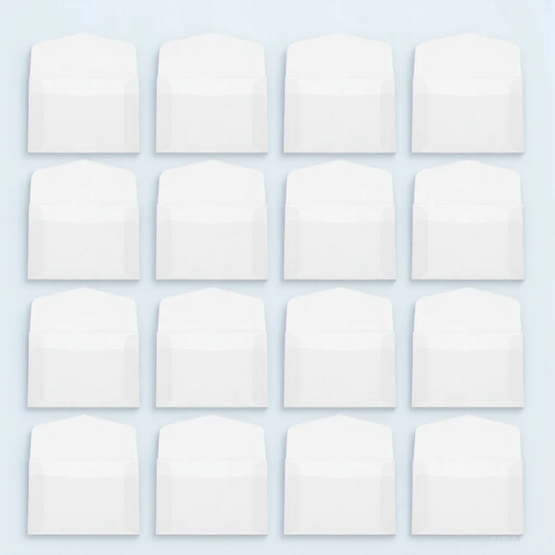 

25 шт., стеклянные бумажные конверты, полупрозрачные сумки для хранения для свадебного душа, подарок, держатели для лотерейных билетов для сбора монет