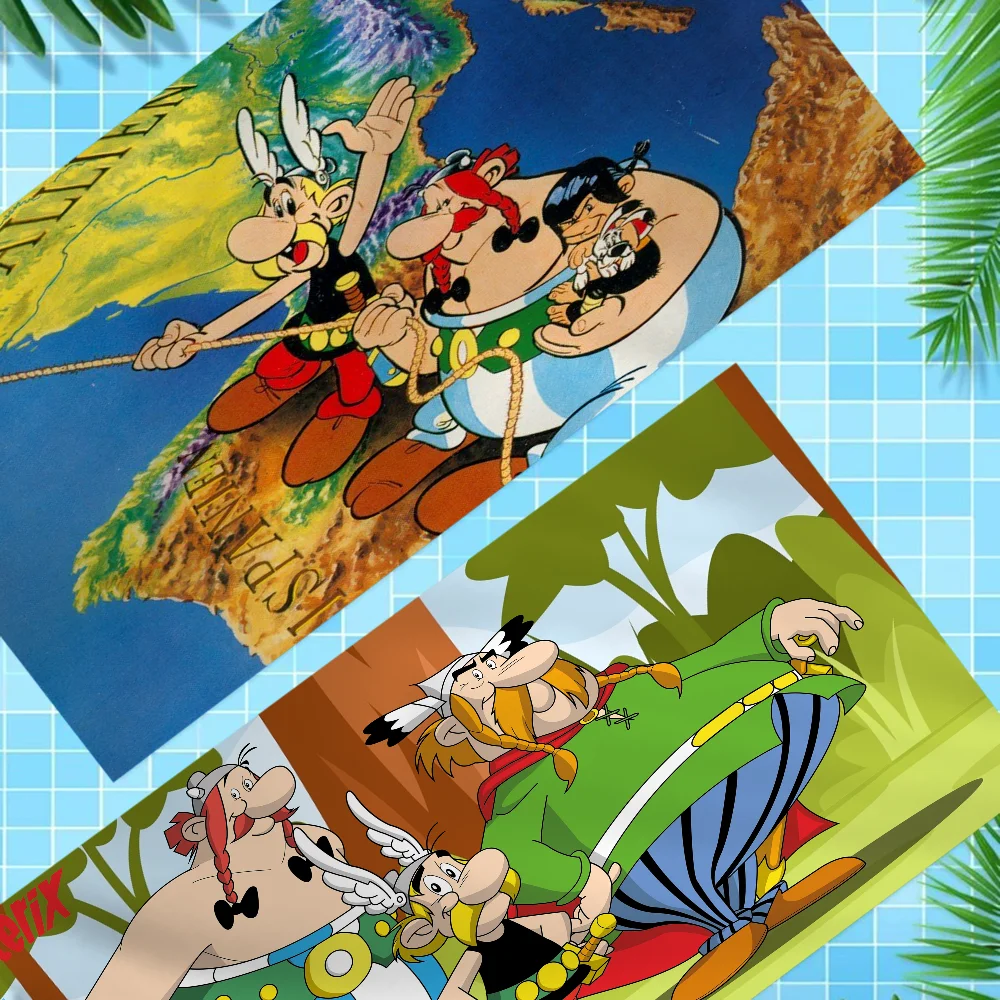 

Пляжное полотенце Asterix Obelix для детей, персонализированное банное полотенце, полотенце для бассейна, подарок на отдых, полотенце для пикника, подарок на вечеринку