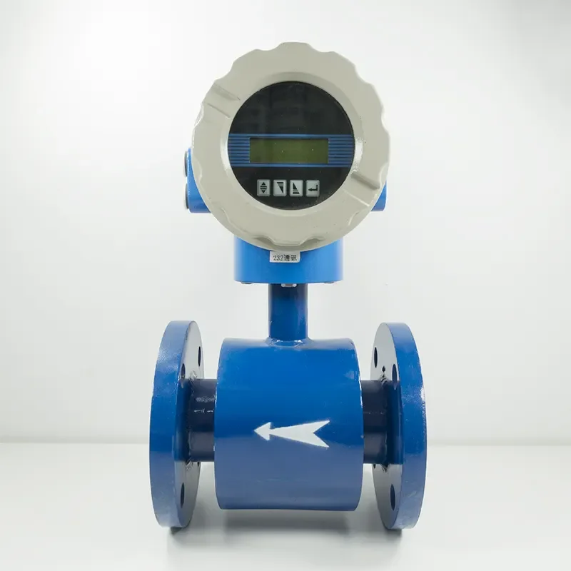 China Slurry Sea Salt Remote Electromagnetic Flowmeter with 4-20ma Atech Magnetic