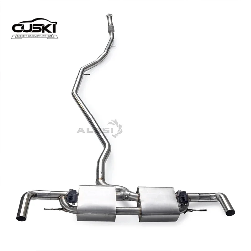 

Средняя выхлопная труба подходит для Mercedes Benz GLE350 W167 2.0T 2020-2022, аксессуары для выхлопной системы из нержавеющей стали