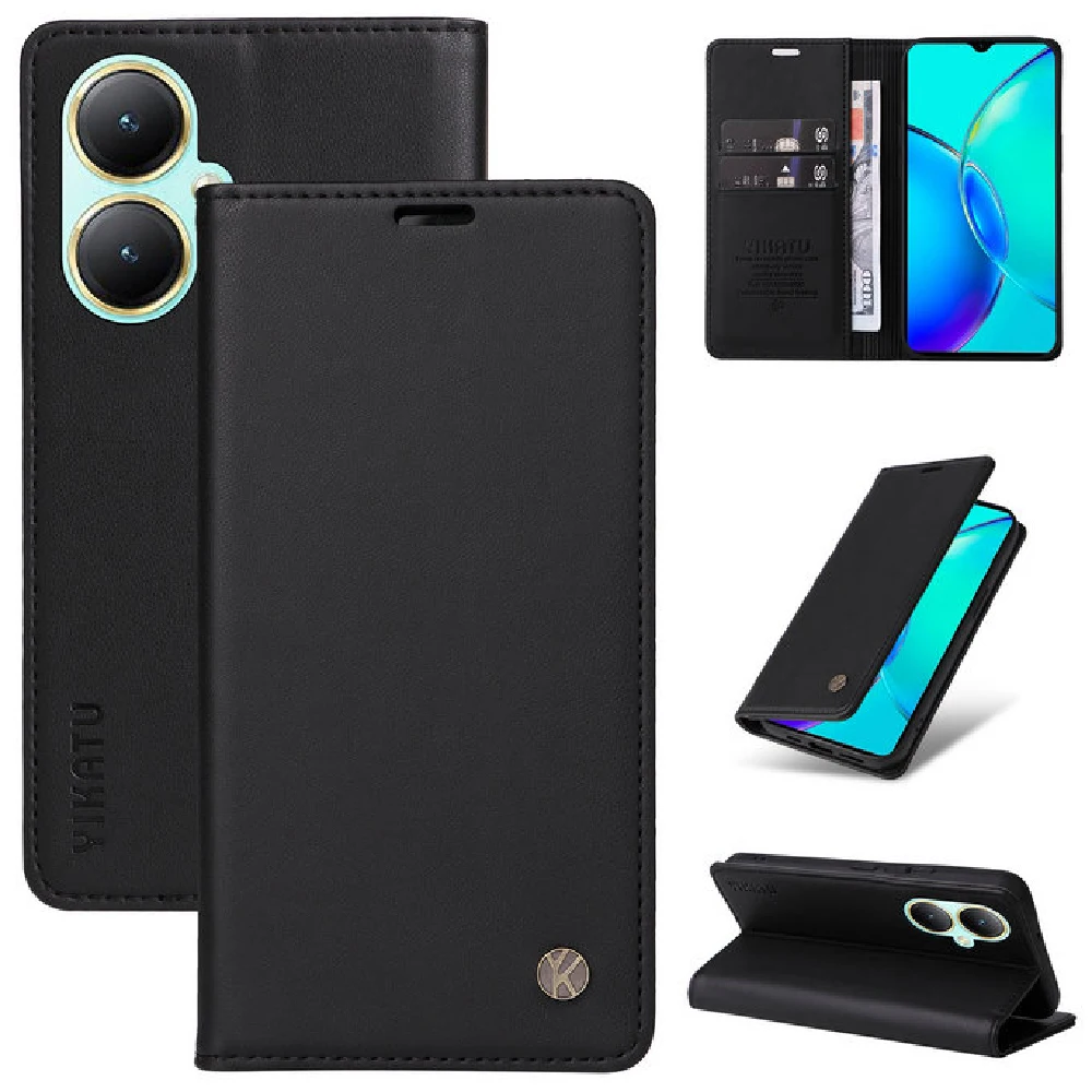 For Vivo Y27S Magnetic Leather Flip Case For Vivo Y38 Y03 Y17S Y27 Y36 Y35 Y22S Y 22 21 20 Y33S Y21S Y20S Y20i Y12S Y28S Cover