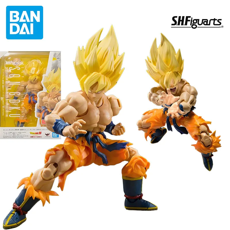 بانداي الأصلي أطقم منمذجة GUNDAM SHF SON GOKU أنيمي عمل الشكل التجمع نموذج اللعب نموذج الهدايا الأولاد تحصيل الحلي #3