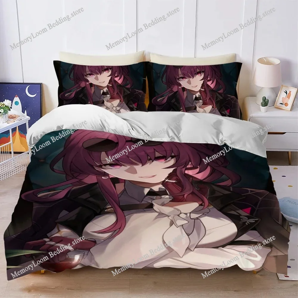 Honkai Star Rail Kafka Duvet Cover Set Home Style Bedding Soft Laundry Cotton Bed Student Dormitory Gift Home Textileextile741
