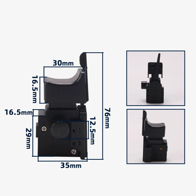 Interruttore per trapano a mano per Makita MT60 MO600B 6412 Accessori Interruttore di velocità a regolazione continua