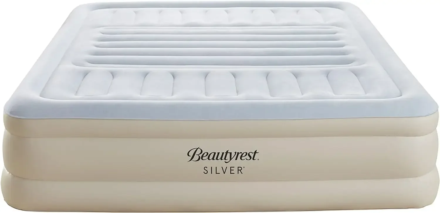 Beautyrest-Supreme Air Bed Mattress with Built-in Pump and Lumbar Support, 18 