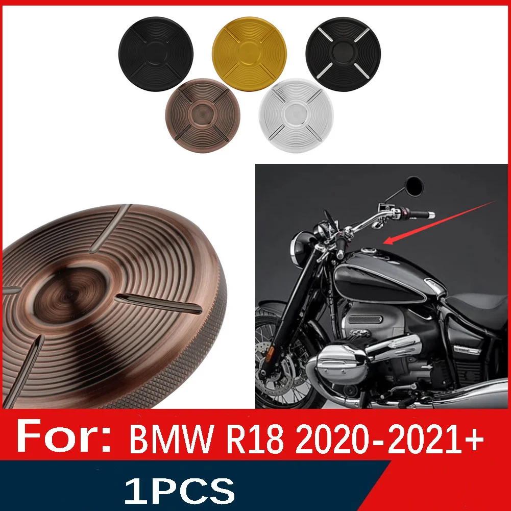 

Алюминиевая крышка для бензинового топливного бака Мотоцикла BMW R18 2020-2021, аксессуары для мотоциклов, Распознавание отпечатков пальцев