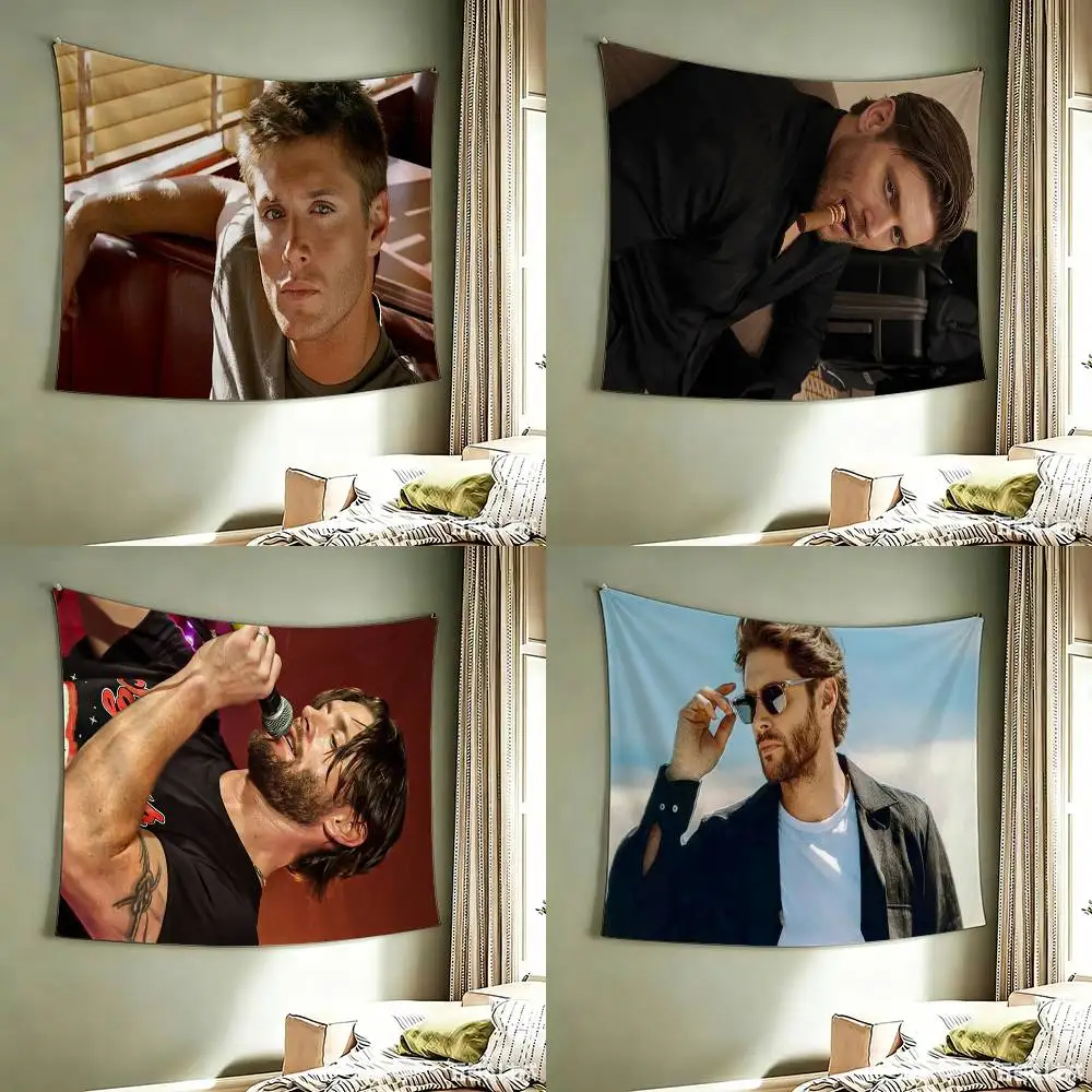 

Jensen Ackles Male Actor flag Best Price Decoration Outdoor Picnic Party Art Hanging
