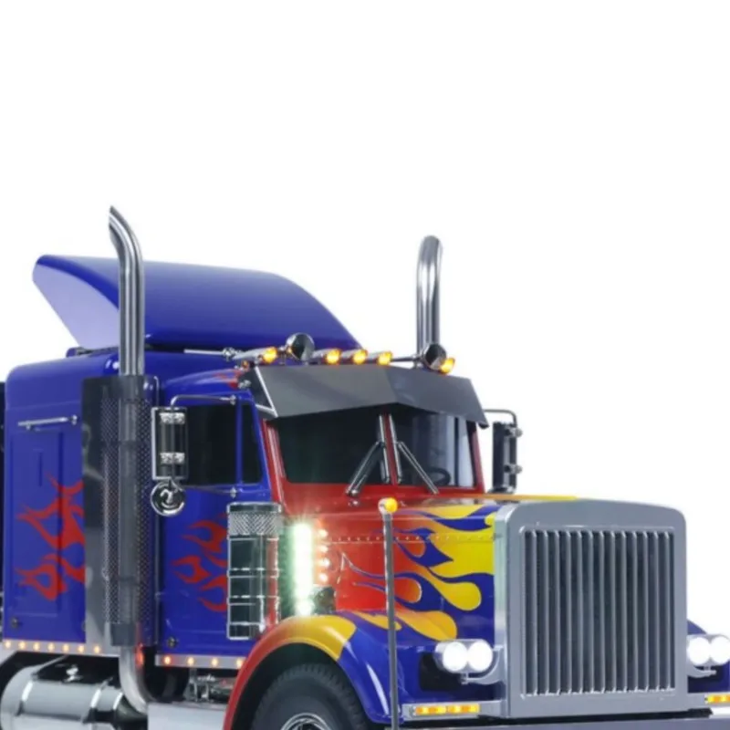 

RTR Customized DIY TAMIYA 6x4 RC Tractor Truck 1/14 56344 ST8 Remote Control Lorry Car Sound Light Smoke Unit Chassis Suspension