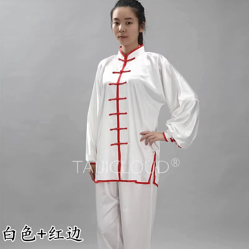 South Korean Silk Performance Tai Chi attire for Men and Women, Suitable for Competition and Martial Arts Performances