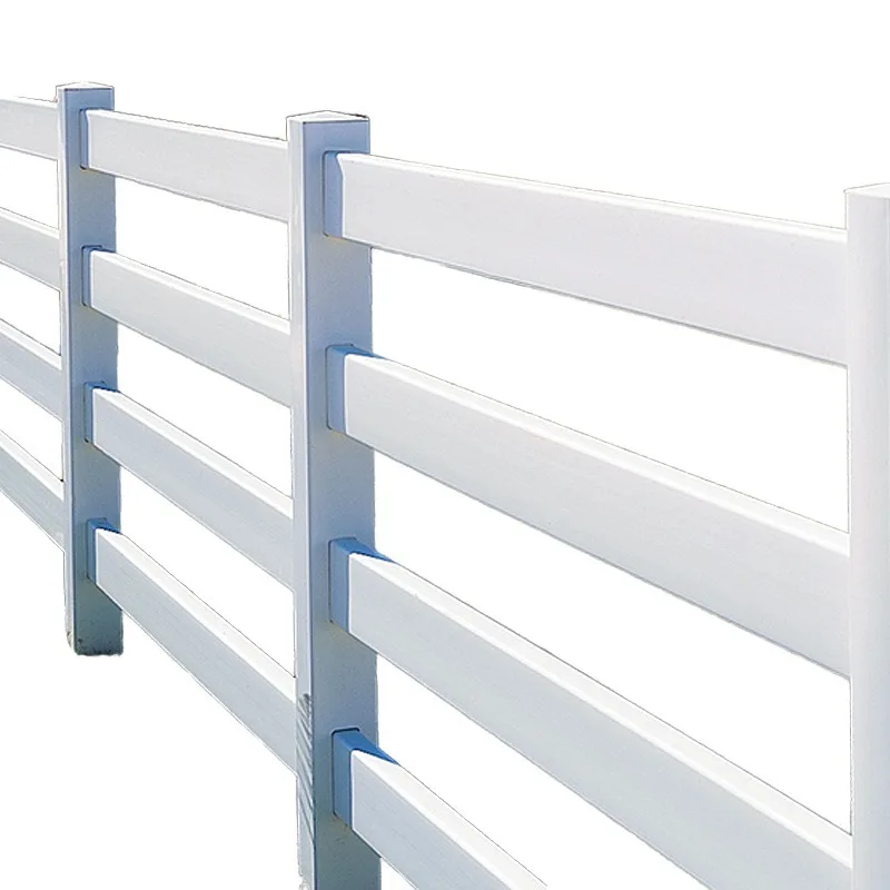 Customization Modern Design White China Factory Price Cheap Customized Farm Fence Heavy Duty PVC Plastic Fence for  Horse Deer o