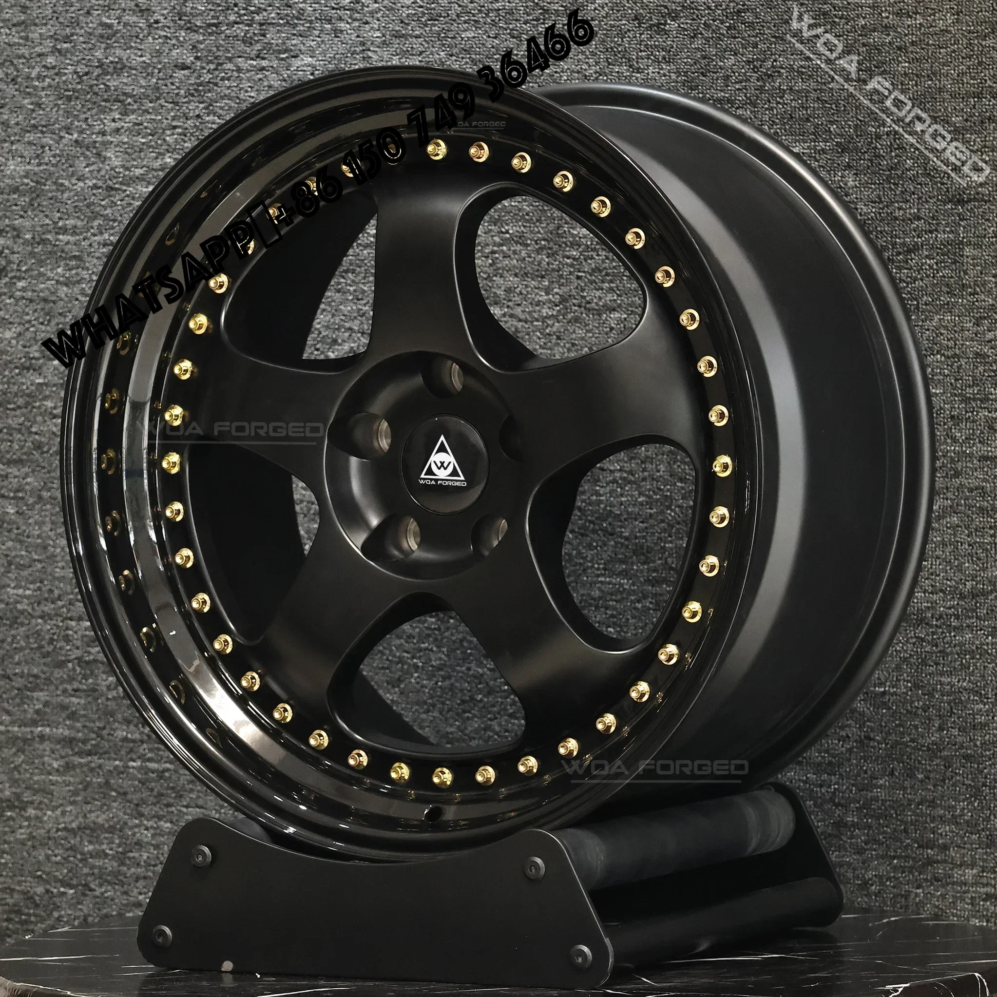 6061-T6 Forged Wheels 2 Piece High Performance Sports Wheels Deep Dish Alloy Wheels1inch Wheels Rims for S1 3P