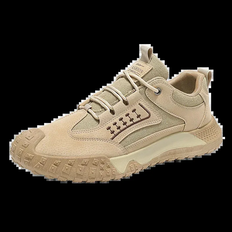 الربيع والخريف حذاء كاجوال تنفس الرياضة عدم الانزلاق خفيفة الوزن تنفس الرجال سميكة وحيد الأخفاف أحذية للرجال