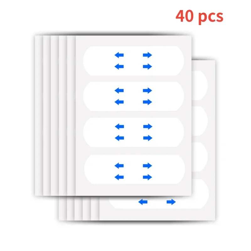 40-240 قطعة على شكل حرف V تجاعيد الوجه ترهل الجلد لاصق رفع الوجه ملصقات غير مرئية شفافة رقيقة الوجه التصحيح رفع أداة #6