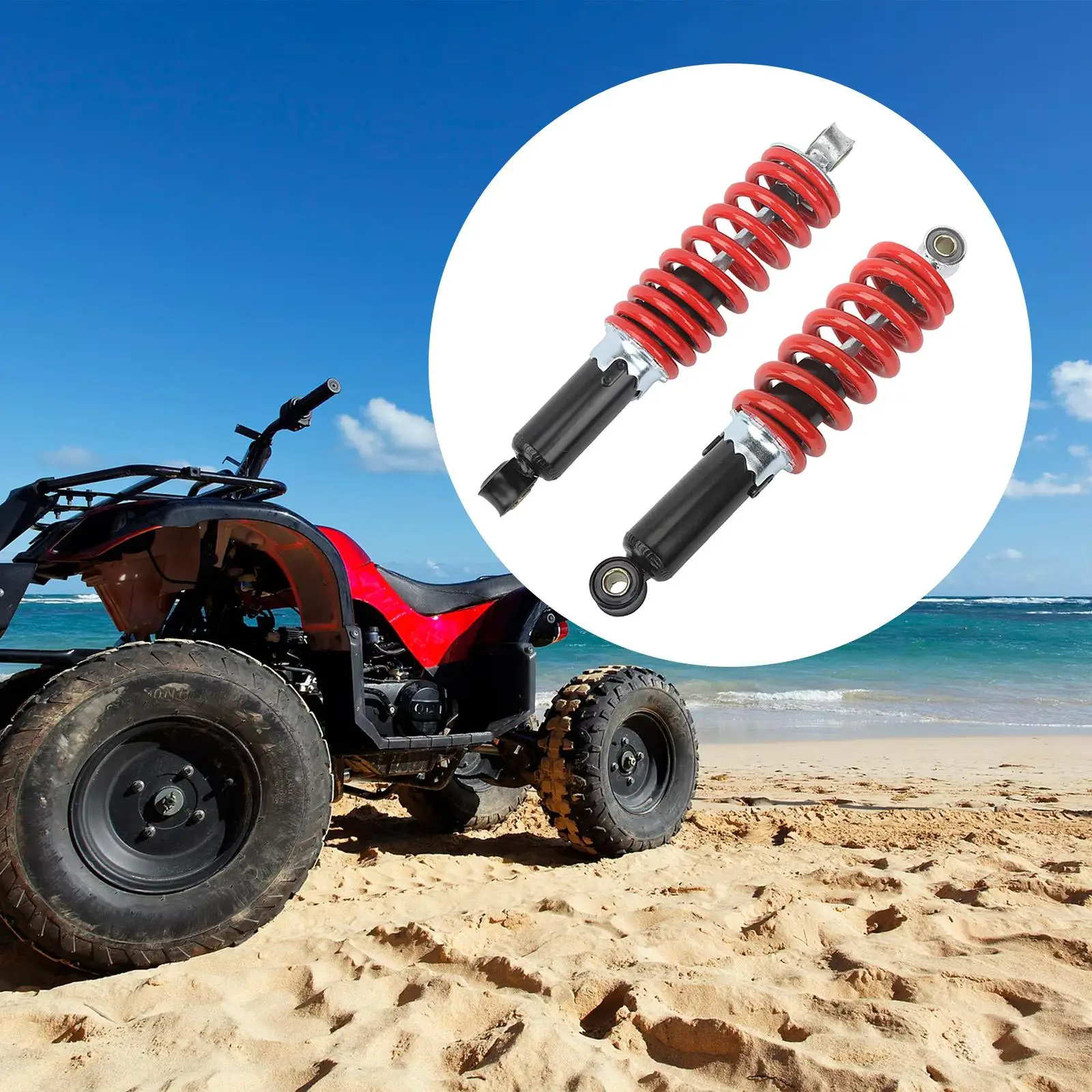 Easy Install Motorcycle Shock Absorber Metal Suspension Spring Damper Universal Part for ATV Go Kart Off Road Buggy Repair