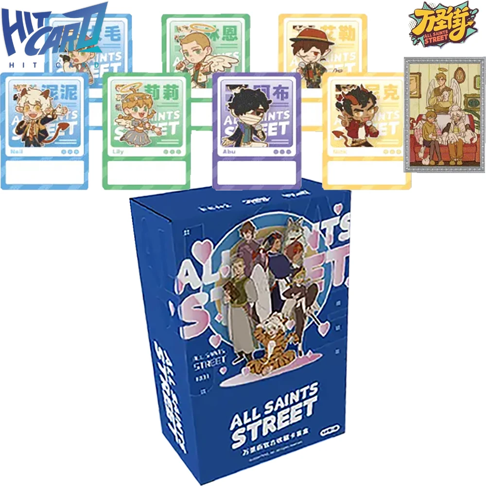 

Original HITCARD All Saints Street Collection Cards Monster Party Series Animation Characters Trendy Exquisite Cards Kids Gifts