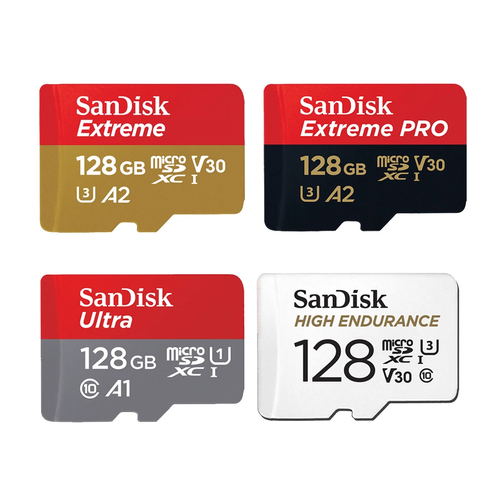 

SanDisk Micro SD Memory Card 32GB Class 10 MicroSDHC 64GB 128GB 256GB MicroSDXC UHD TF Card Ultra/Extreme/Extreme PRO V30 U3 4K