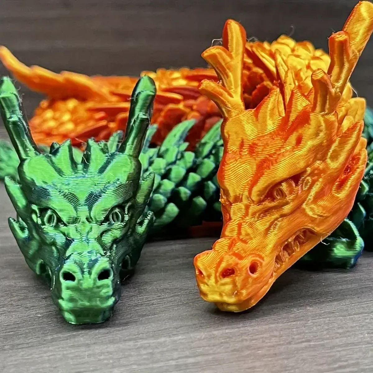1/4/12pcs 3D Printed Chinese Dragon Ornament - Random Color Car Dashboard & Festival Home Party Decoration