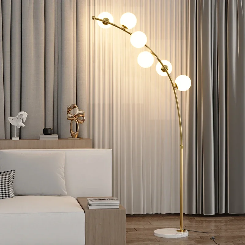 

Living Room Modern Standing Lamp Elegant Art Smart Dimmable Floor Lamp European Aesthetic Lampara De Pie Minimalist Decor