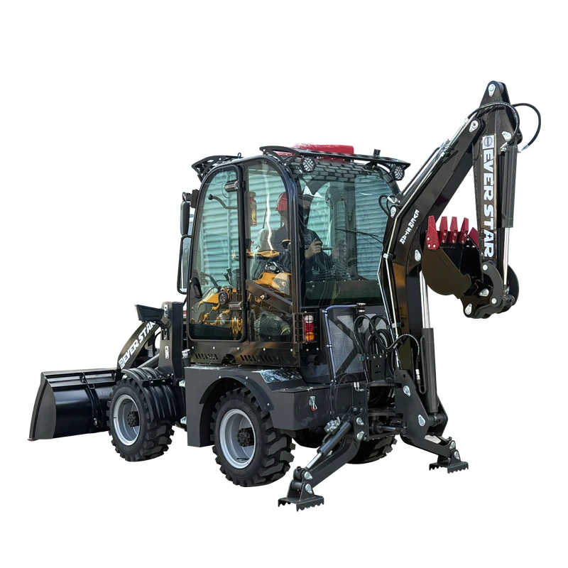 Durable 2800kg Mini Backhoe Loader with Powerful Loading Performance