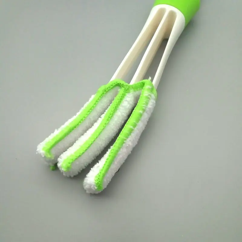 Portable Double Ended Car Air Conditioner Vent Slit Cleaner Brush Instrumentation Dusting Blinds Keyboard  Brush Cleaning