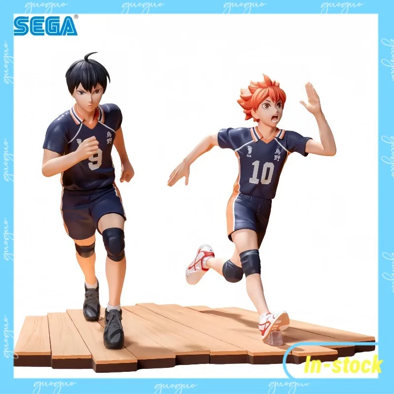 In Stock Original SEGA Haikyuu!! Shoyo Hinata Tobio Kageyama 18cm Figure Desktop Decor Collection Gift