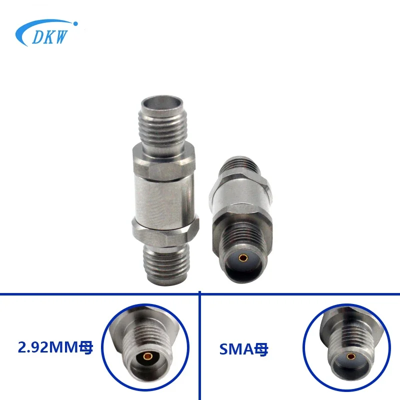 

2.92MM female head to SMA female millimeter wave high frequency adapter 18GHZ stainless steel