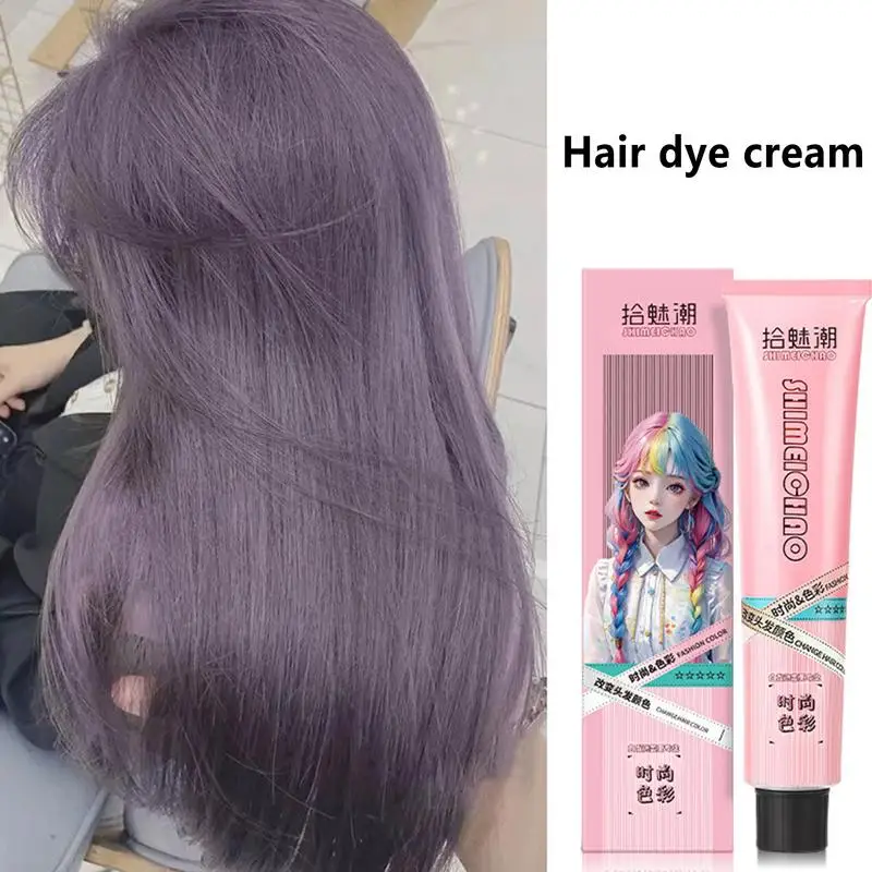 Hair Color Cream Permanent Hair Dye Long Lasting Hair Styling Products For Thick Fine Curly Thin Straight Hair Suitable