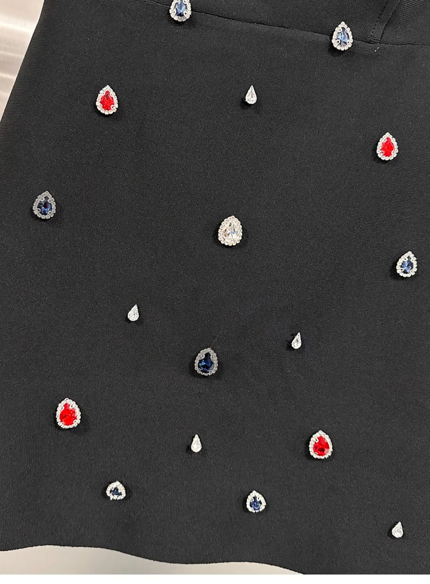 Vrouwen Sexy Strapless Backless Zwarte Mini Bodycon Bandage Jurk Luxe 2025 Celebrity Avond Club Elegante Partij Jassen Vestido