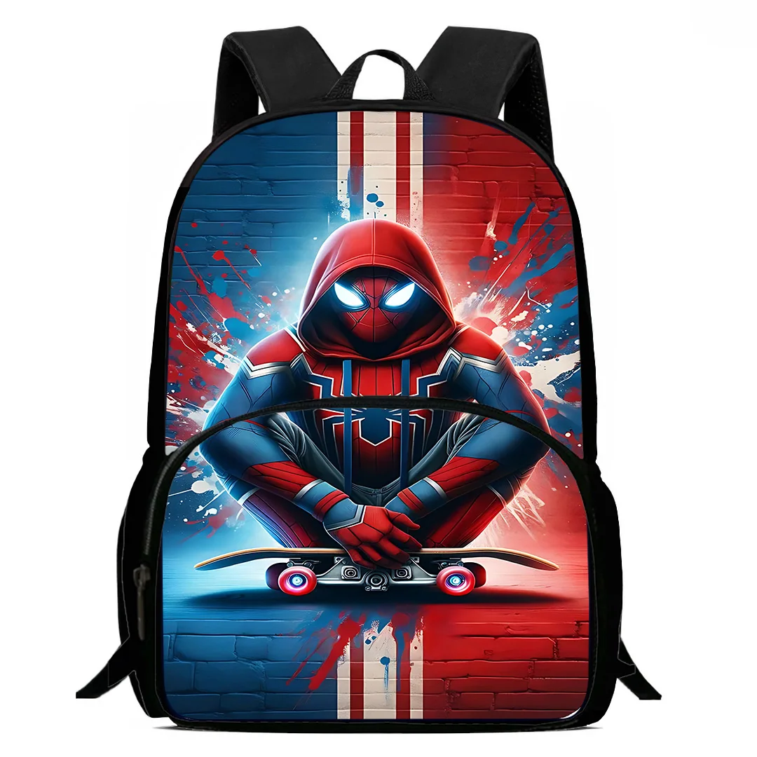 Spiders-Man Marvels Kids Backpacks Boy and Girl Student Birthday Gift Child School Bags Large Capacity Camping Durable Rucksack