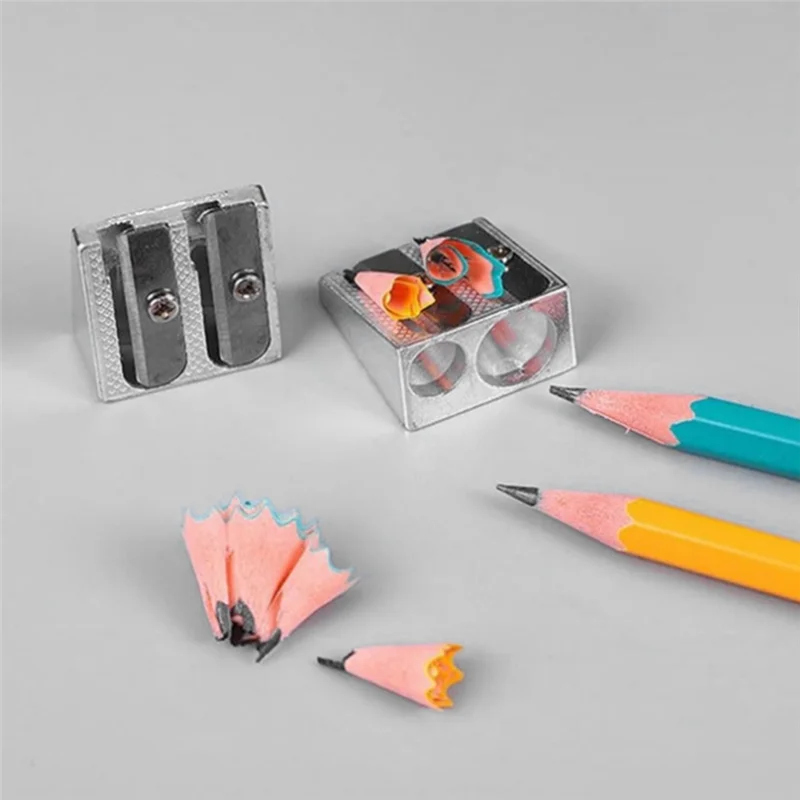 

AU-4Pcs Magnesium Pencil Sharpener Survival Multi-Function Magnesium Alloy Survival Pencil Sharpener Durable Easy To Use