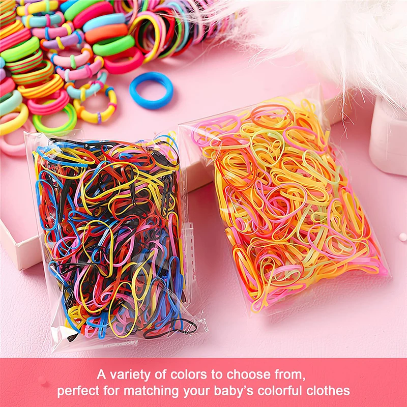 780pcs Hair Accessories Set For Girls Hair Clip Set Elastic Rubber Bands Flower Hair Clip Metal Snap Hair Clips For Girls Gift