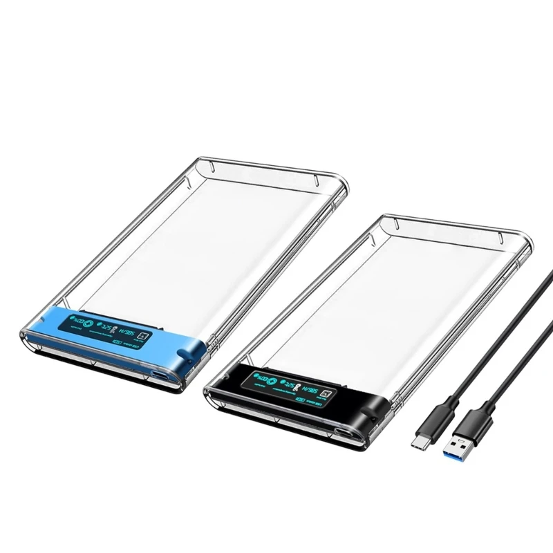 

USB3.0 to Hard Enclosure Transparently Case For Hard 2.5inch SSD Enclosure Case