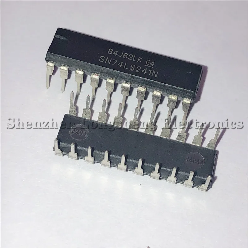 10PCS/LOT NEW SN74LS241N 74LS241 DIP-20 8 Buffer Line Drive Receiver In Stock