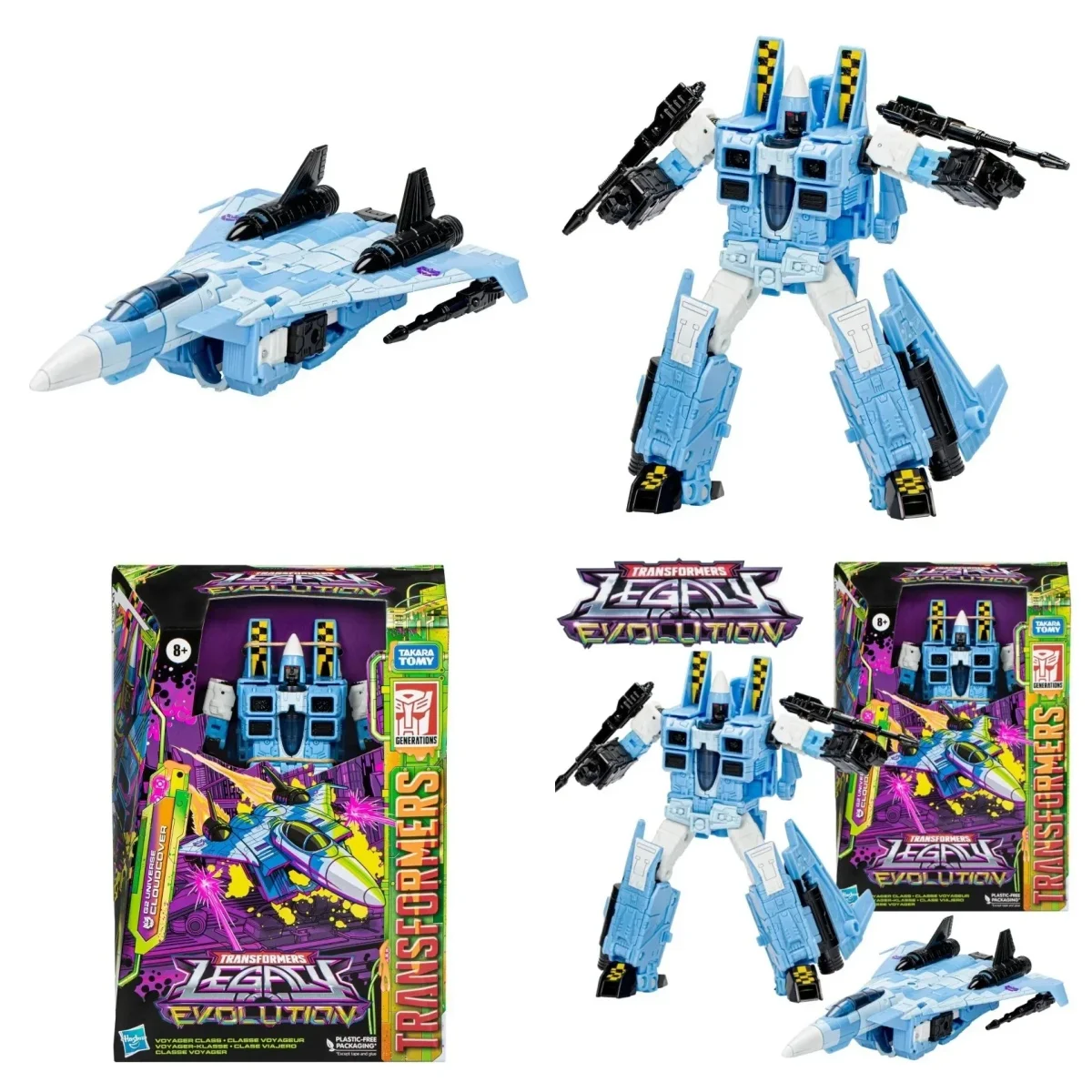 

Takara Tomy Hasbro Original Transformers Legacy Evolution Voyager G2 Universe Cloudcover Action Figures Model Robot Hobby Toys