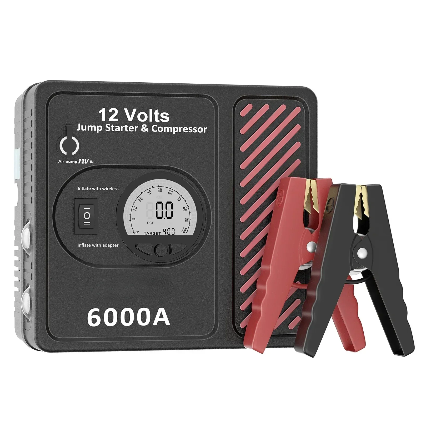 JFEGWO 3000A 6000A Professional Car Jump Starter Powerful Co