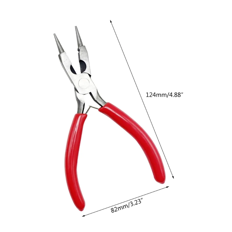 Pinza per la creazione di gioielli per la lucidatura di gioielli Pinza a becco tondo per utensili fatti a mano fai-da-te