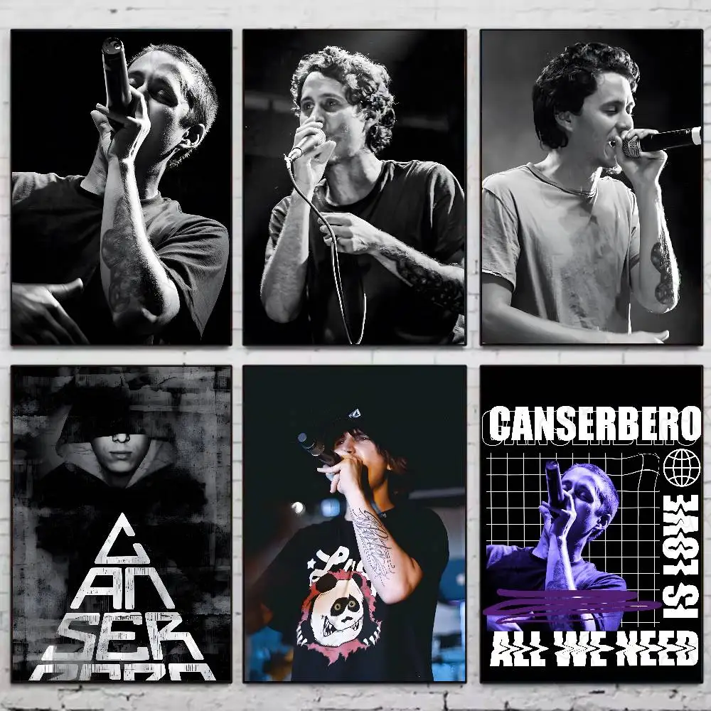 Popular Rapper Singer C-Canserbero Poster High Quality Dorm Living Room Aesthetic Wall Decoration Painting Stickers Gift
