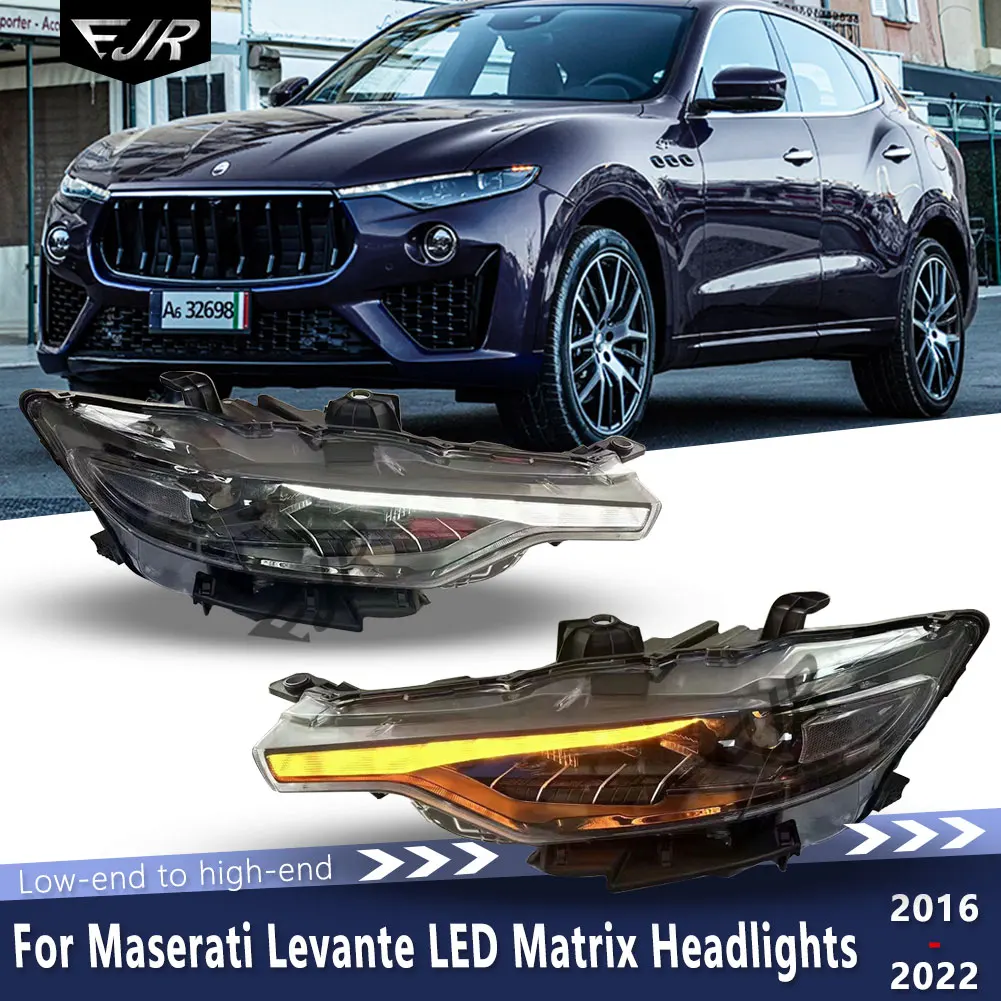 

Headlight Assembly For Maserati Levante Modified with High LED Matrix Headlamp New Headlights Assembly