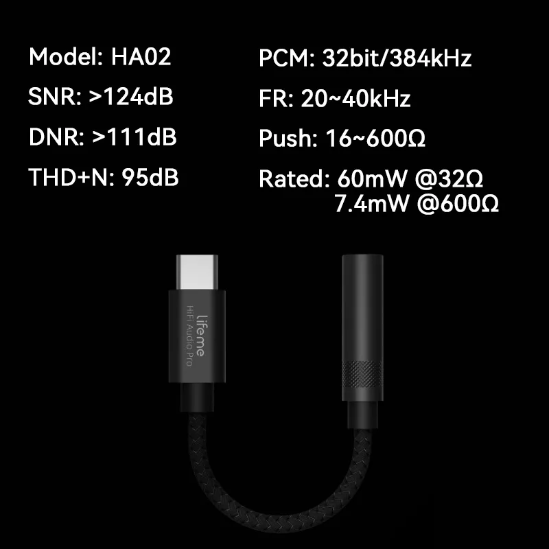 Original Meizu Mblu Lifeme HiFi Audio Pro Earphone Adapter Amp Independent DAC Chip 600Ω Impedance 60mW Max Thrust Cute Portable