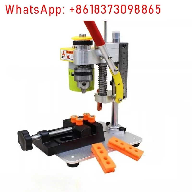 

Miniature mini bench drill desktop DIY precision mobile phone watch repair bench drill household drilling machine grinding tool